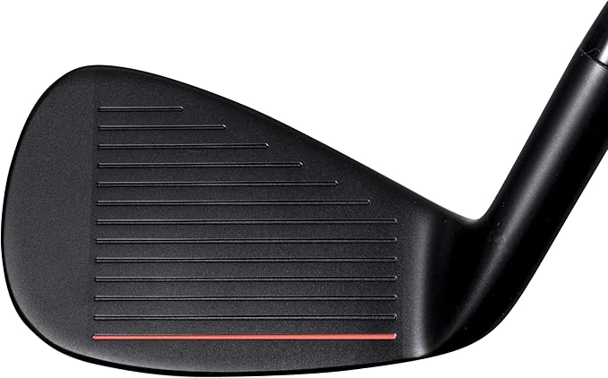 PGM Golf Clubs Irons Set (5, 6, 7, 8, 9, PW,) with Graphite Shafts for Right-Handed Golfers, CNC-Milled deep Grooves and alow Center of Gravity