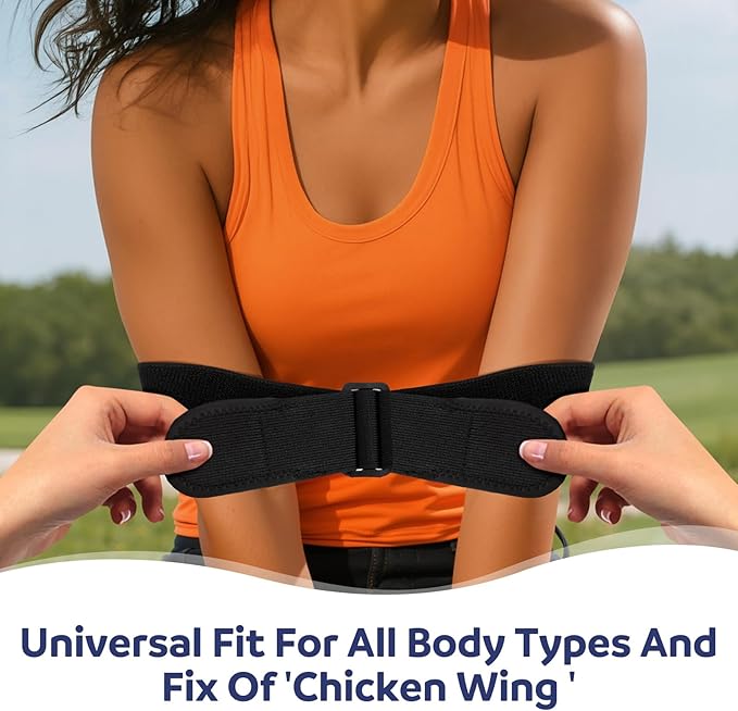 Soulchen 2 Pcs Adjustable Golf Swing Trainer Correcting Arm Band 2025 Innovative Golf Training Aid Fix Chicken Wing Enhance Muscle Memory for All Skill Levels for Right and Left Handed Size Fits Most