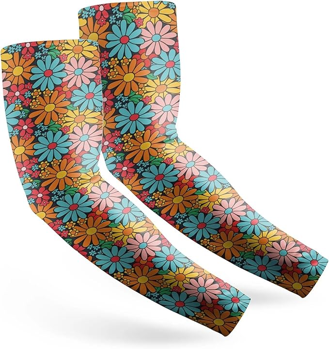 Cooling Arm Cover For Men & Women - Uv Sun Protection Arm Sleeves For Driving Golfing Fishing Cycling Hiking (L)