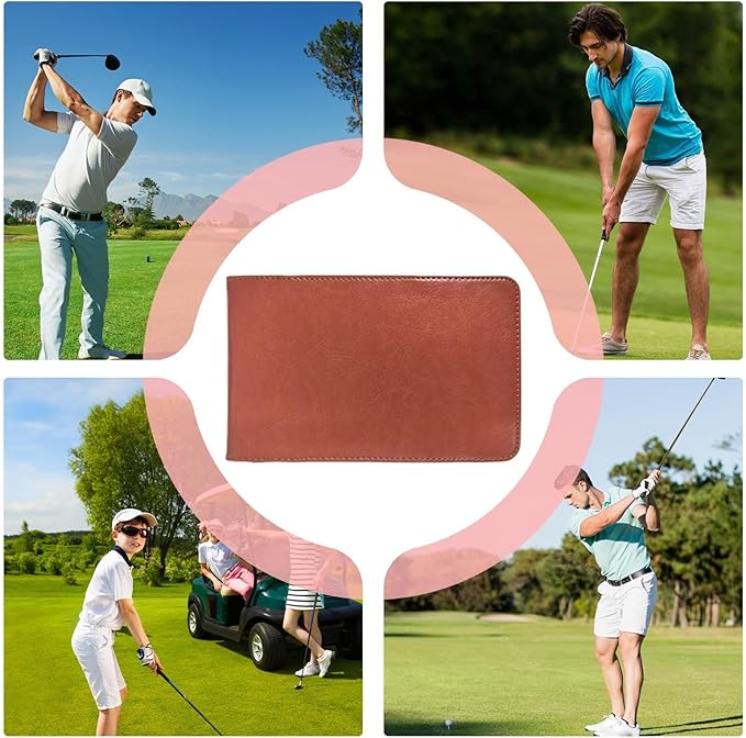 Golf Card Holder - Portable Score Display,Golf Card Holder Notebook | for Practice Training Indoor Home Backyard Sports Club Recreation Competition Entertainment Simulation