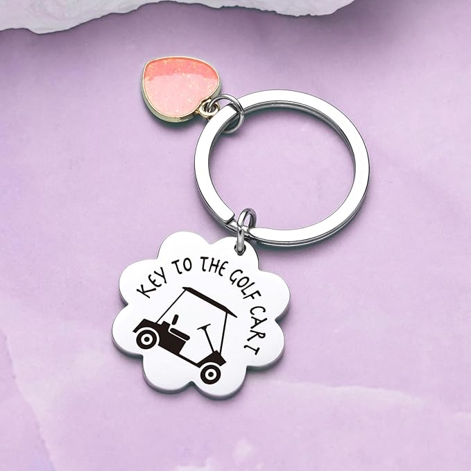 Golf Keychain For Golf Lover Player Gifts Birthday Graduation Keychain For Best Friend