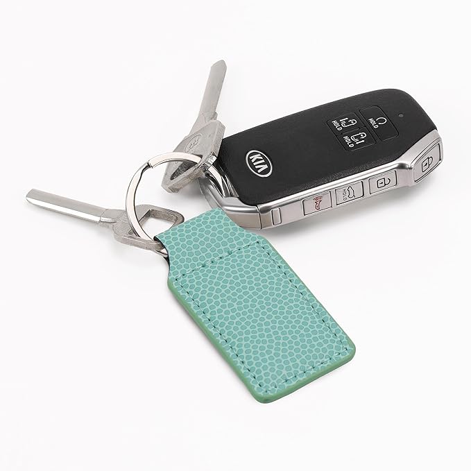 LaserGram Rectangle Keychain, Golfer Golfing, Personalized Engraving Included
