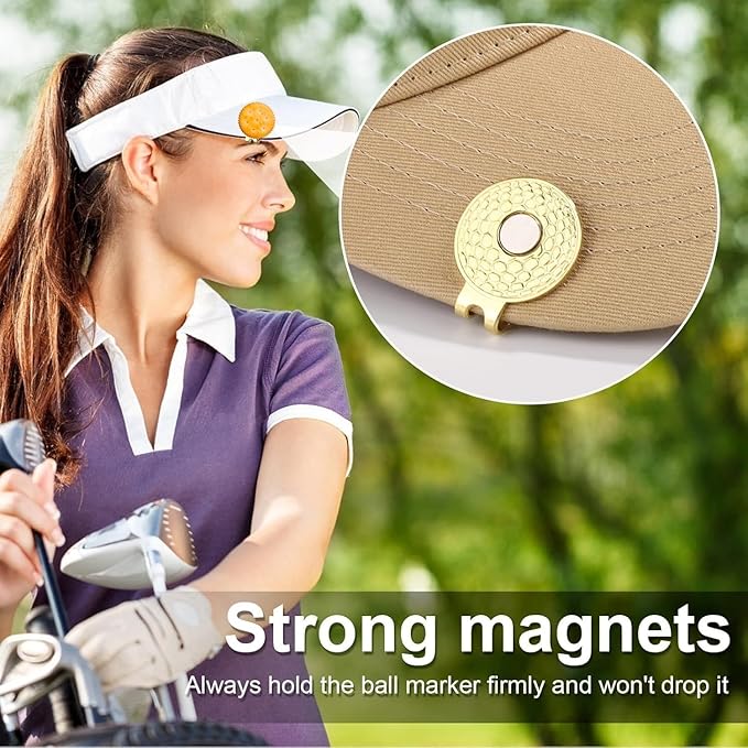 Artpreti Golf Ball Marker with a Standard Magnetic Hat Clip, Funny Golf Ball Marker Hat Clip for Men Women, Premium Golf Gifts for Men Women, Golf Accessories for Golf Lovers