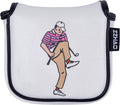 ZZHAO Golf Putter Cover - Funny Magnetic Mallet Putter Cover - Fits Most Mallet Putters - Golf Gifts for Dad - 5.5 x 4.7 x 1.2 Inches