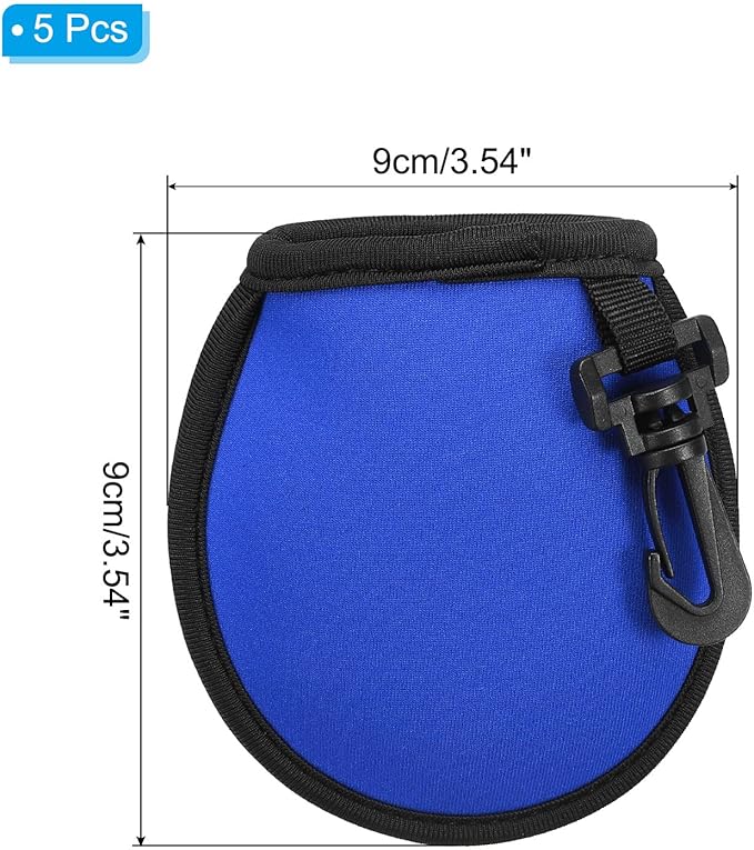 PATIKIL Golf Ball Washer Pouch, Portable Golf Balls Cleaner Pocket Bag with Hanging Clip for Golf Exercise