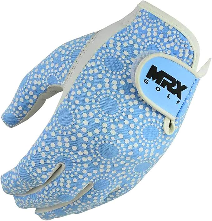 MRX Women Golf Glove Left Handed Golf Gloves Sweat Resistant Soft Cabretta Leather Regular Fit Women Golfer Glove