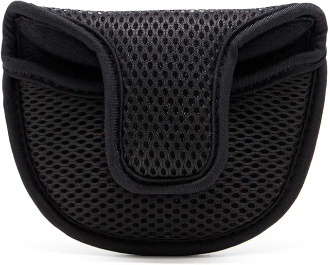 Golf Putter Cover,Mallet Putter Headcover Mesh Golf Putter Head Cover Golf Head Covers with Magic Tape for Heel Shaft RH LH fits Odyssey Works Stroke Lab,Scotty Cameron