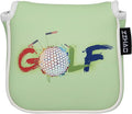 ZZHAO Golf Putter Cover - Funny Magnetic Mallet Putter Cover - Fits Most Mallet Putters - Golf Gifts for Dad - 5.5 x 4.7 x 1.2 Inches