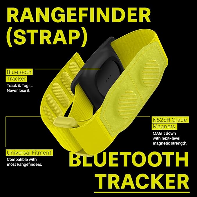 Spigen MAG-iT Magnetic Golf Rangefinder Strap Designed for AirTag/TagMe Tracker and GPS for Golf Cart