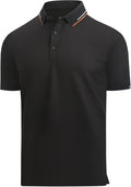 Alex Vando Mens Golf Shirt Moisture Wicking Performance & Polished Style Polo Shirts for Men
