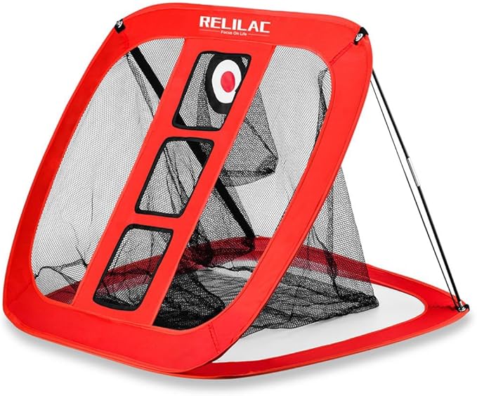 Pop Up Golf Chipping Net - Indoor/Outdoor Golfing Target Accessories for Backyard Accuracy and Swing Practice - Gifts for Men, Dad, Husband, Women, Kid, Golfers