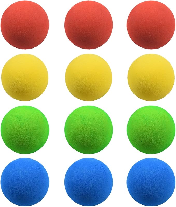 Golf Ball Sponge Practice Golf Ball Golf Training Ball, Colorful Soft Foams Golf Ball for Indoor, Outdoor, Golf Practice