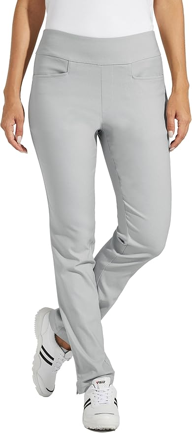 WILLIT Women's Golf Pants 3 Pockets Stretch Casual Pull on Pants Quick Dry Hiking Travel Pants