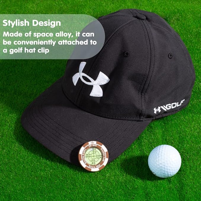 SlopeMaster ProGreen Reader - Golf Ball Marker with High Precision Green Reading Aid Golf Accessories for Men Women