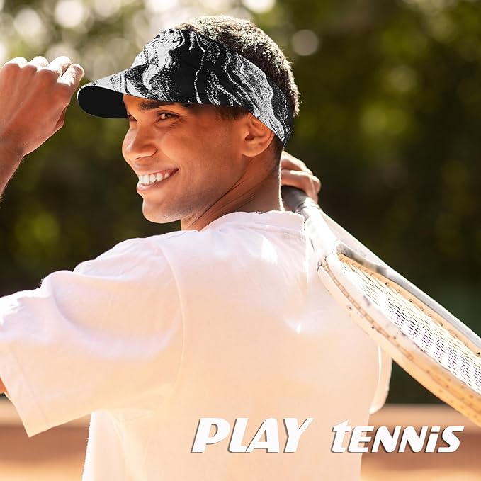 Sun Visor Hat Men Women for Sun Protection Running Fishing Tennis Golf