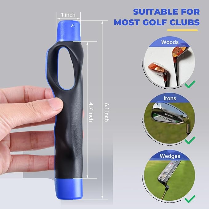 Golf Grip Trainer Swing,Grip Trainer Golf Training Equipment,Golf Grip Trainer Right Hand,Golf Training Aid to Help Train Correct Hand Position