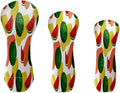 Golf Club Head Cover Waterproof Leather for Driver & Fairway Wood, Driver Headcovers, Golf Accessories for Men Women, Anti-Scratch, Golf Gift for Golfers, 1/3/5 Wood Cover Yellow Sunflowers Bee