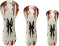 Funny Butterfly Colorful Golf Head Covers for Driver, Fairway, Hybrid & 3 Wood Premium PU Leather with Soft Velvet Lining Waterproof & Scratch-Resistant Unique Golf Gift for Men & Women
