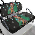 Fashion Print Golf Cart Seat Covers 2 Passenger Golf Cart Backrest Cover Golf Cart Seat Towel Gift for Friends