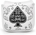 Golf Mallet Putter Cover, Golf Club Cover with Strong Magnetic Closure, PU Leather Waterproof Golf Putter Cover Golf Accessories