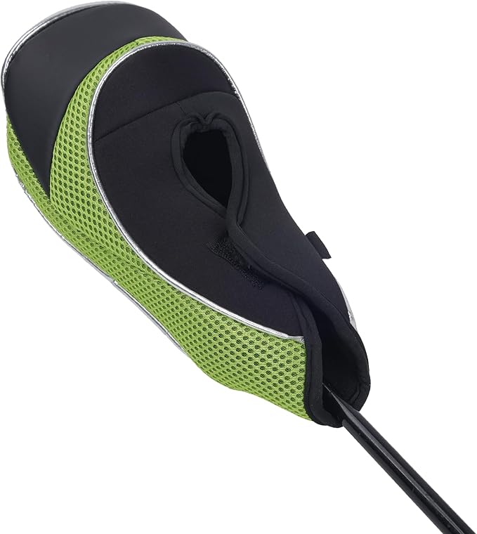 Andux Golf Club Driver Wood Head Covers with Hook & Loop Set of 3