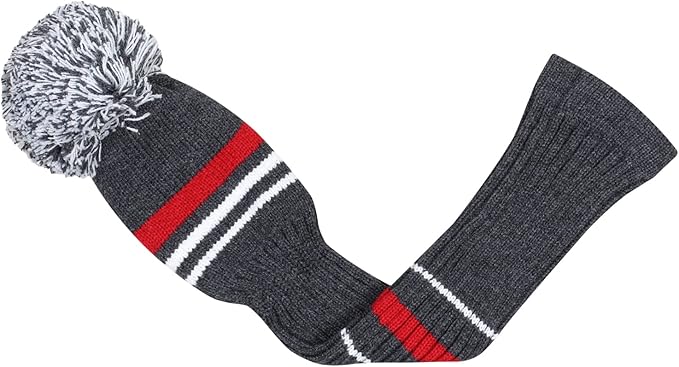 Scott Edward Knit Golf Head Covers for Woods Set of 3 Fits Well Driver(460cc) Fairway Wood and Hybrid(UT) The Perfect Change for Golf Bag