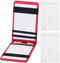 PATIKIL Golf Scorecard Holder, Leather Yardage Book Cover Golf Scorecard Book with Pencil Loop for Golf Club Golf Club Accessories