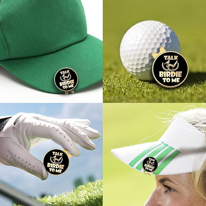 I Love Golf So Much Ball Marker with Magnetic Hat Clip, Funny Golf Accessories Gifts for Men Women, Novelty Birthday Gifts for Men Women Golfer Fan