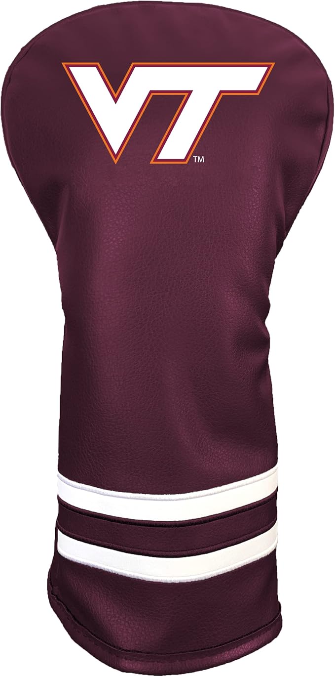 Team Golf NCAA Vintage Driver Golf Club Headcover (Printed), Form Fitting Design, Retro Design with Fleece Lining for Extra Club Protection