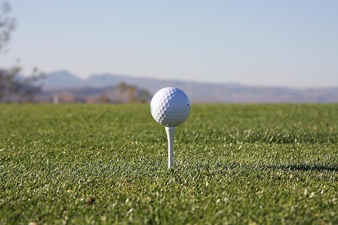 3-¼ inch Pro Wood Golf Tees | 100 Count | Resealable Bag | Natural Sustainable Bamboo Material | Tall White Wooden Tees | Perfect for Every Tee Shot