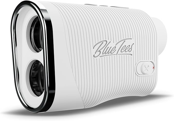 Blue Tees Golf Series 3 Max+ Golf Rangefinder with Slope Switch, 1000 Yards Range Finder, 6X Magnification Laser Rangefinder, Slope Measurement, Magnetic Strip, Flag Pole Locking with Pulse Vibration