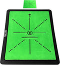 Golf Hitting Mat – Swing Path Feedback Trainer with Durable Rubber Base & Replaceable Turf for Indoor or Outdoor Practice