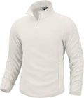 G Gradual Mens Quarter Zip Pullover Fleece with 2 Zipper Pockets Long Sleeve Golf Shirt Winter Athletic Sweater Lightweight