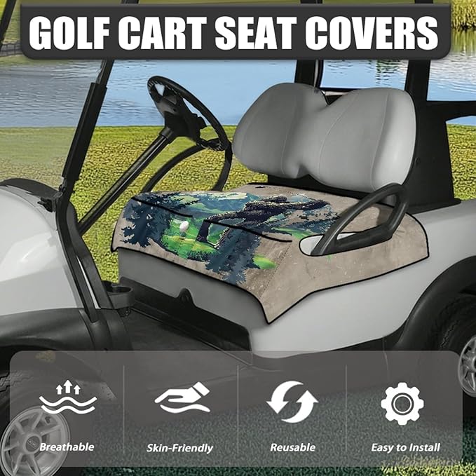 Golf Cart Seat Covers Universal Golf Cart Seat Cover Blanket Cushion Cover Sports Golf Cart Accessories