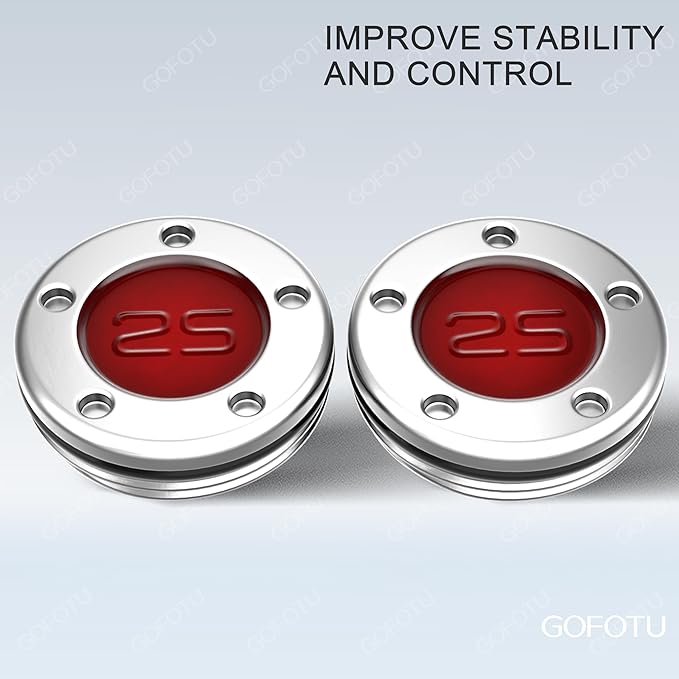 2pcs 5g-40g Golf Custom Weights Compatible with Titleist Scotty Cameron Golf Club Putters Newport Red (2PCS 25g(Doesn't include Wrench))