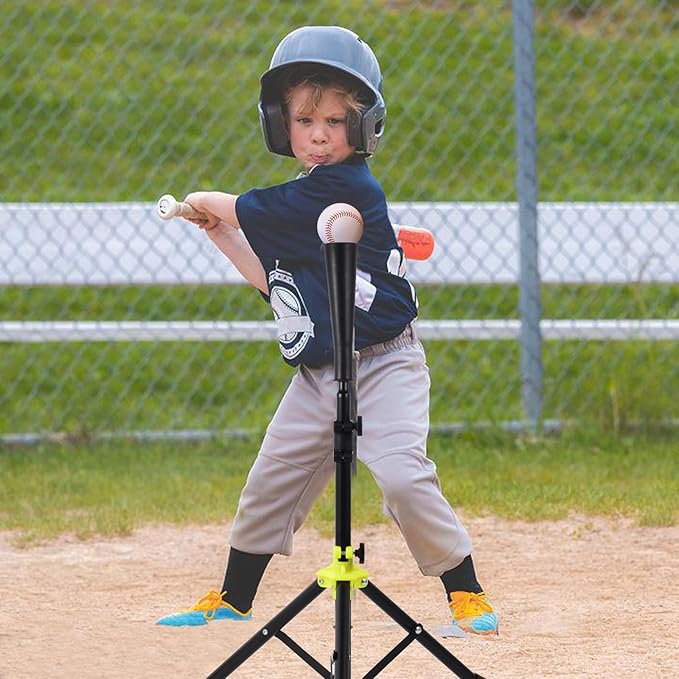 Baseball and Softball Training Betting Tee, Batting Tee, Adjustable Height from 26 to 39 inches, Tee for Youth and Adults, Hitting Training Exercises,with Carrying Bag