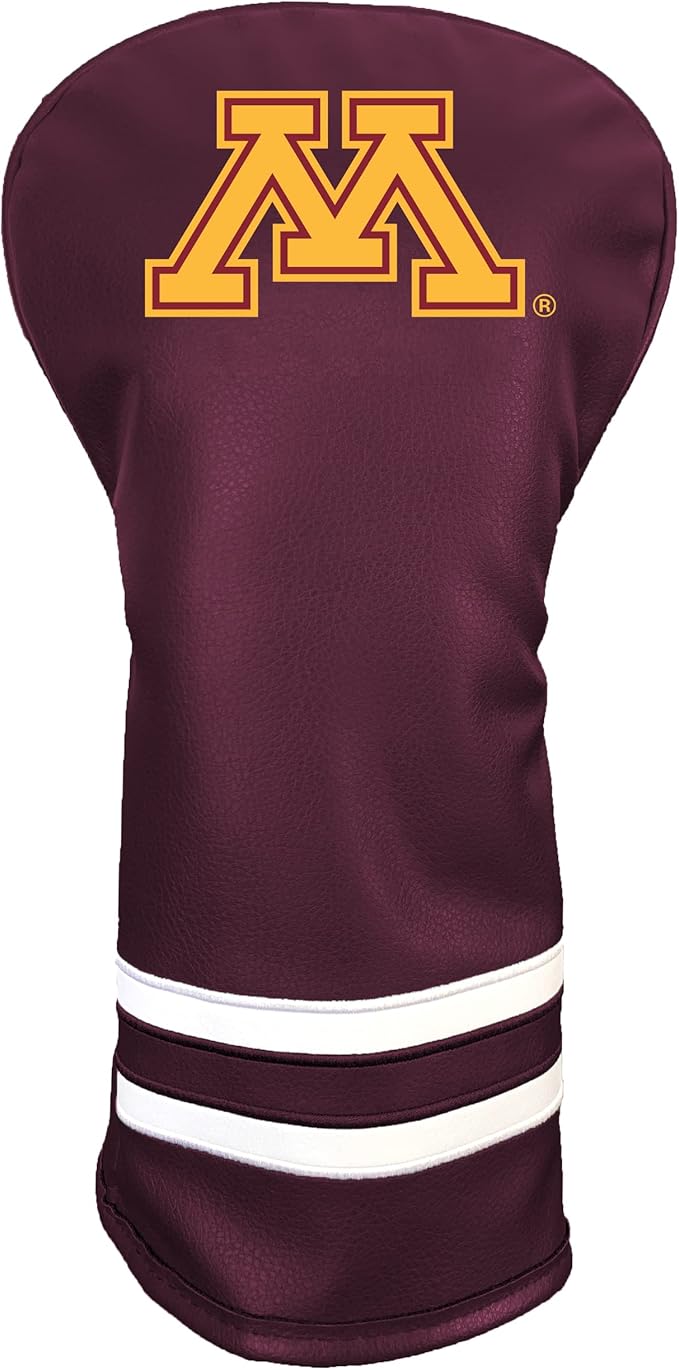 Team Golf NCAA Vintage Driver Golf Club Headcover (Printed), Form Fitting Design, Retro Design with Fleece Lining for Extra Club Protection