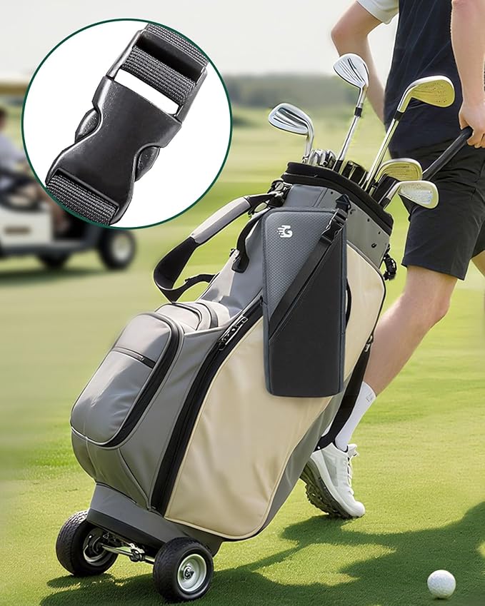 Golf Cooler Bag with Ice Packs - Golf Gifts for Men Fits in Golf Bags Golf Accessories Fathers Day Dad Gifts from Daughter Son Wife - Keeps 6 Beer Cans or 2 Wine Bottles Cold for Hours