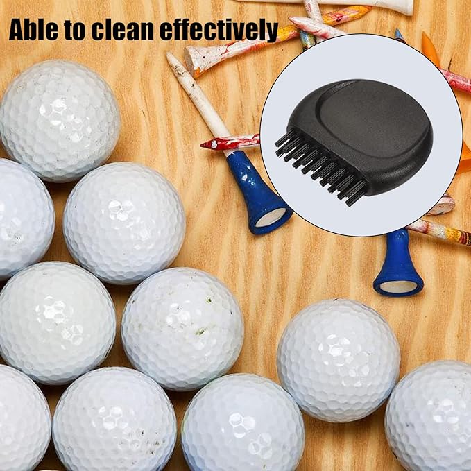 20 Pcs Golf Club Groove Cleaner Pocket Golf Club Groove Brush, Golf Club Groove Cleaning Tool Mini Golf Club Brushes for Cleaning Golf Heads Golf Balls and Shoes