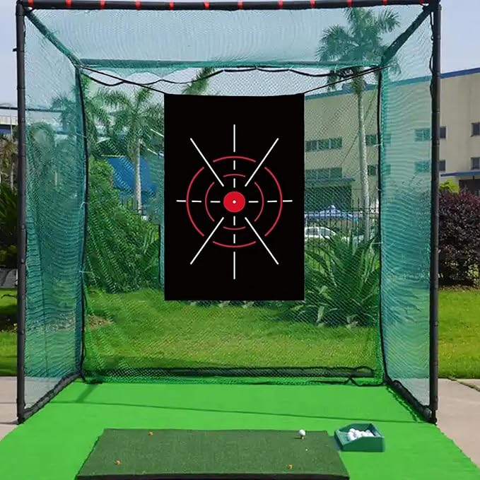 Hitting Net Driving Range Golf Target Cloth for Golfing Practice Backyard