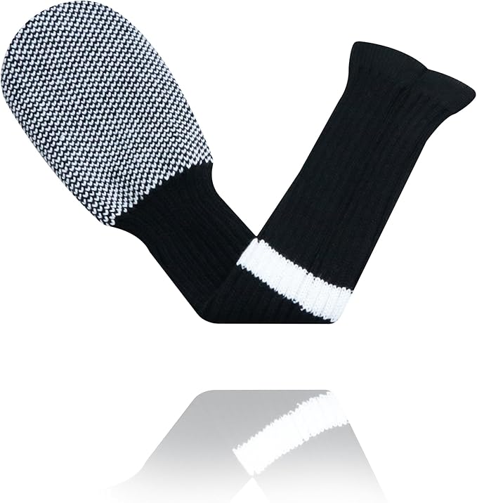 LeFeng 3Pcs Golf Club Covers, Knitted Golf Club Covers for 460cc Driver Fairway Woods and Hybrid
