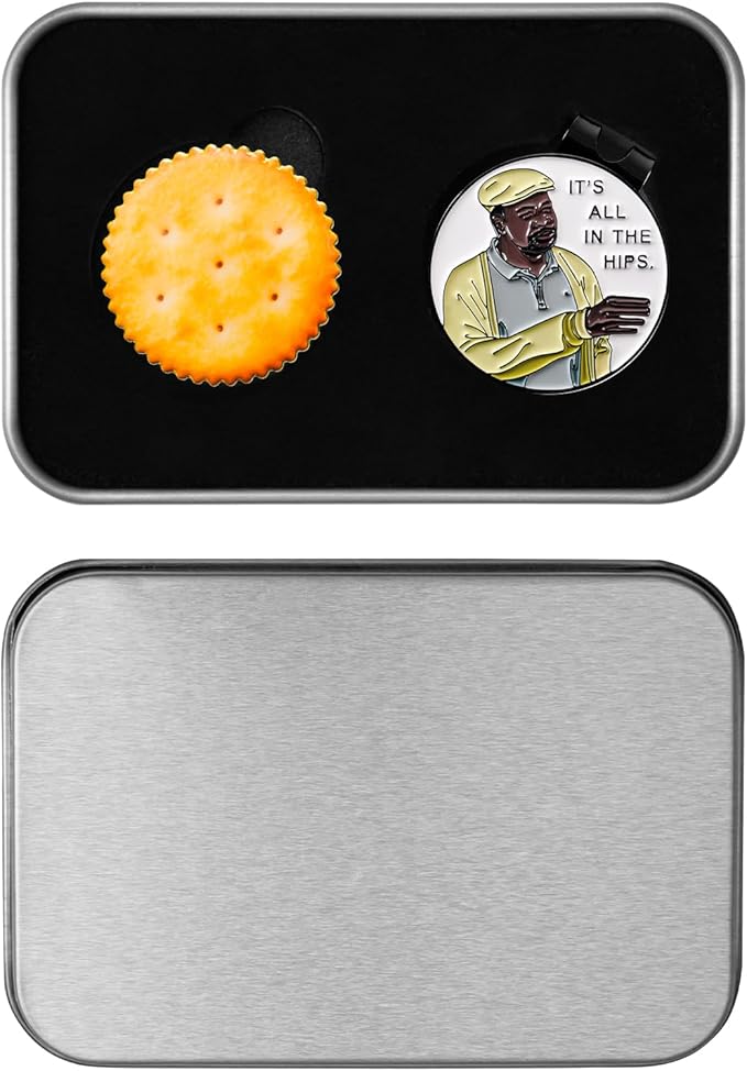 Golf Ball Markers with Hat Clip Box Set - Golf Gifts Golf Accessories for Men and Women Golfers