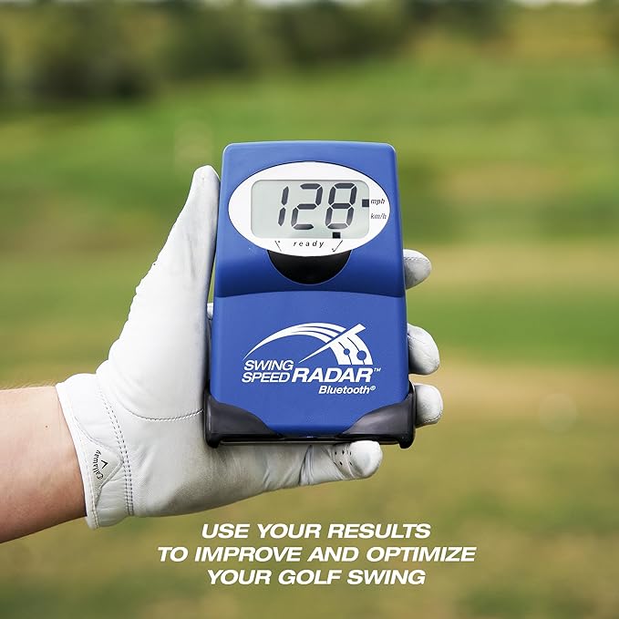 Golf Training Tool - Accurate Club Speed Measurement 20-200 MPH - Portable Doppler Radar for Distance & Consistency Training - US Made