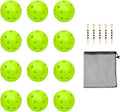 Plastic Golf Balls Practice Limited Flight Golf Training Ball Hollow Swing Practice Indoor Golf Balls with Mesh Drawstring Bag for Backyard Driving Range or Outdoor