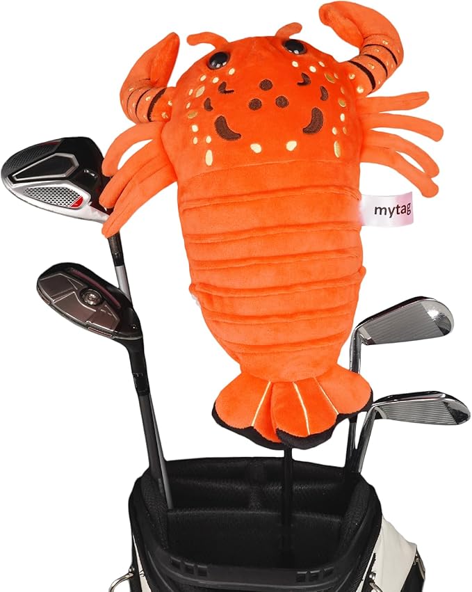 mytag Driver Head Cover, Ultra Premium Plush | Funny Driver Headcover, Tour Quality Golf Club Cover Long Sock Protect