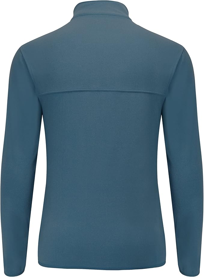 Willit Men's Winter Shirts Fleece Pullover with Pocket Quarter Zip Cold Weather Golf Hiking Casual Warm Shirts Long Sleeve