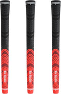 Mile High Life Golf Grips 13 Pack / 3 Pack - All-Weather Soft Rubber Golf Club Grips - High Shock Absorption, Enhanced Traction - Standard, Midsize & Jumbo Size (Core 0.58"-0.61")