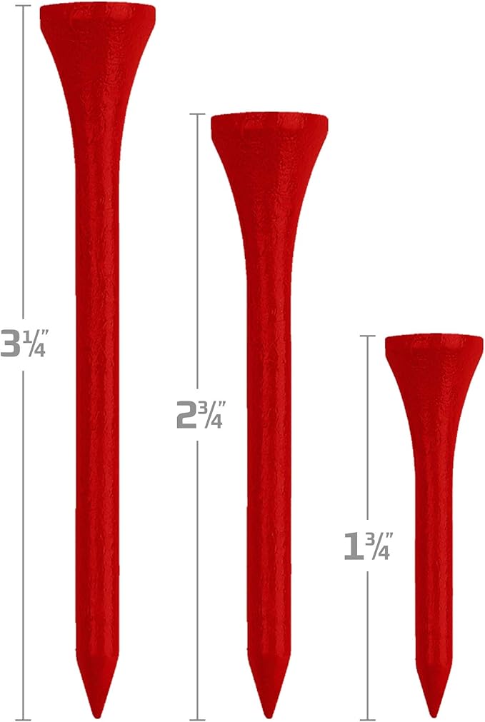 Izzo Wood Golf Tees (200 Pack)