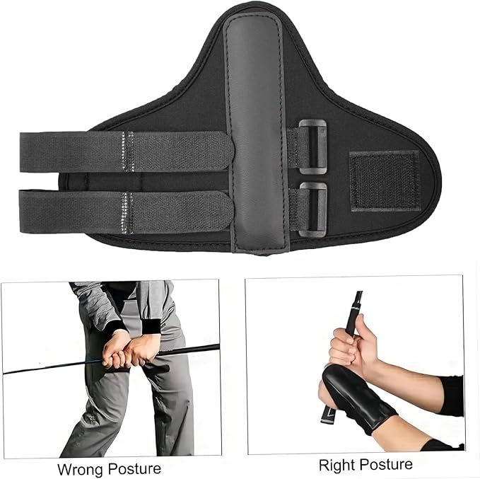 Golf Wrist Training Aid Adjustable Golf Wrist Trainer Correct Develop Muscle Memory Practice Tool Hinge Trainer Swing Training Aid Swing .-