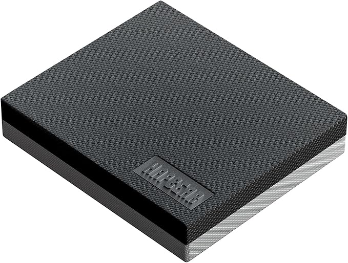 HAPBEAR Exercise Balance Pad - 15"x12" Non-Slip Textured Bottom Stability Training Mat - 2.25" Thick Soft Cushioned Foam for Physical Therapy, Core Training & Home Workouts